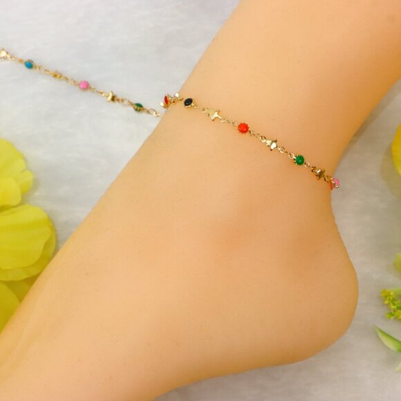 "Minimalist Anklet, Sleek & Modern Design, Women’s Fashion, YC110056-A - Picture 10 of 10